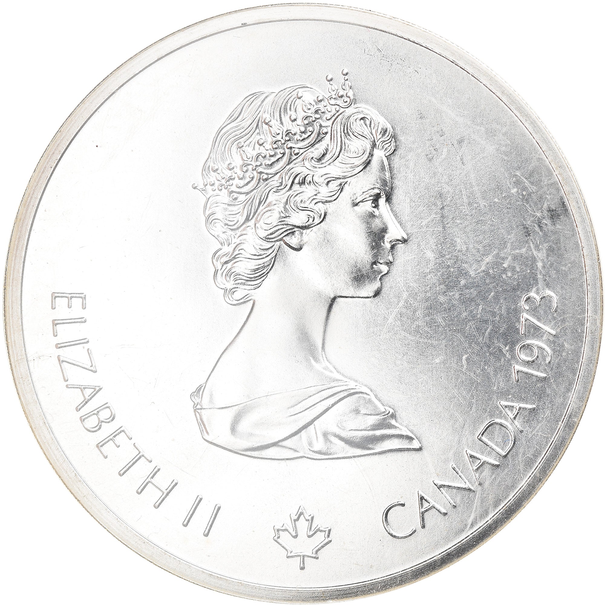 Moneta, Canada, Elizabeth II, 10 Dollars, 1973, Royal Canadian Mint, Ottawa