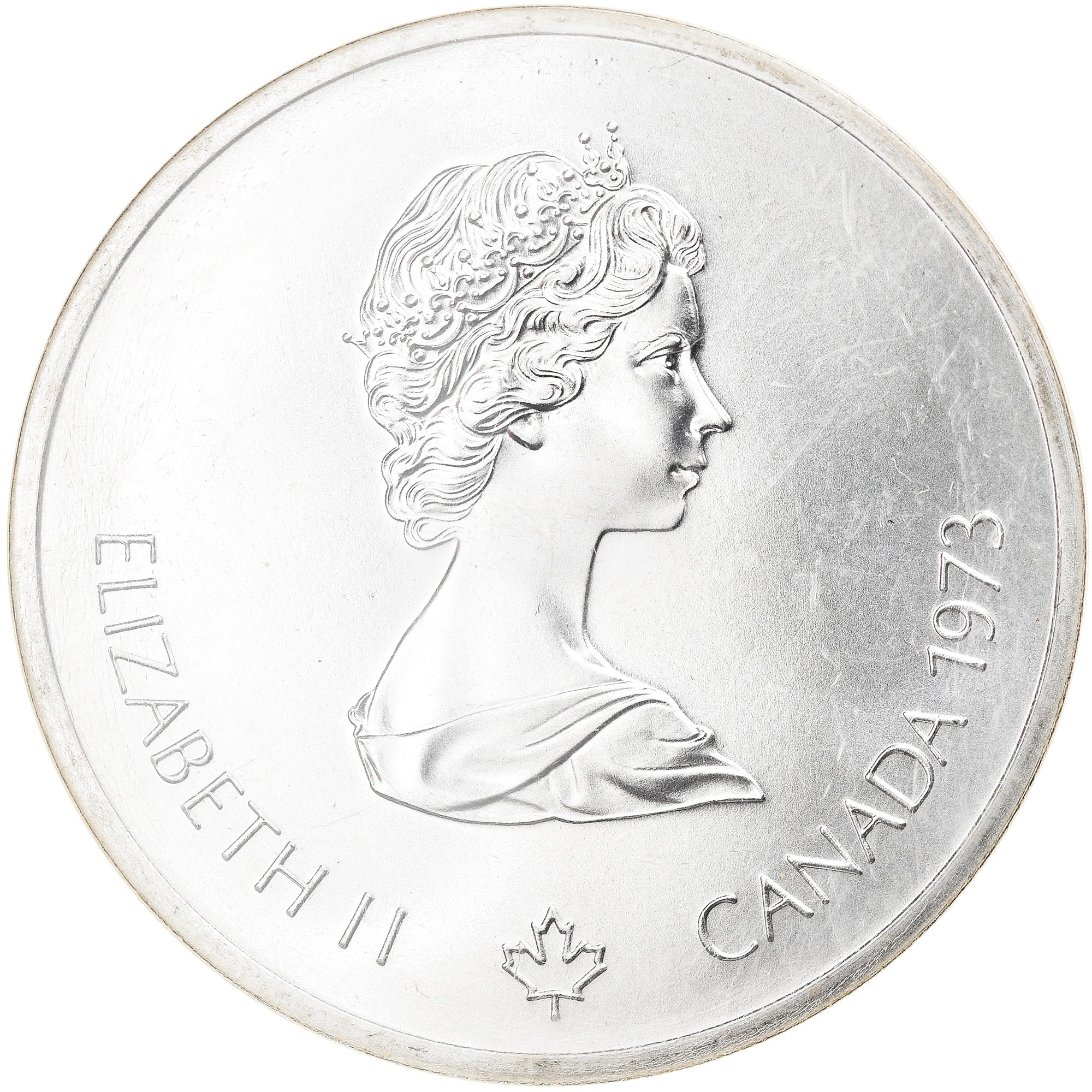 Moneta, Canada, Elizabeth II, 10 Dollars, 1973, Royal Canadian Mint, Ottawa