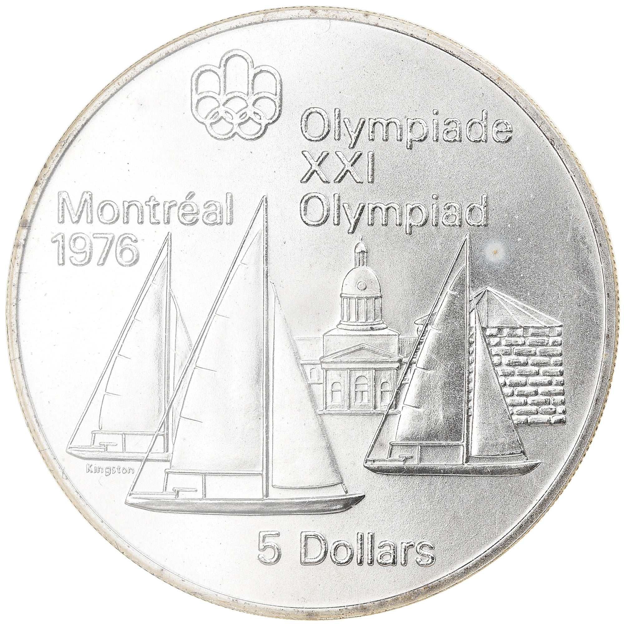 Moneta, Canada, Elizabeth II, 5 Dollars, 1973, Royal Canadian Mint, Ottawa, FDC