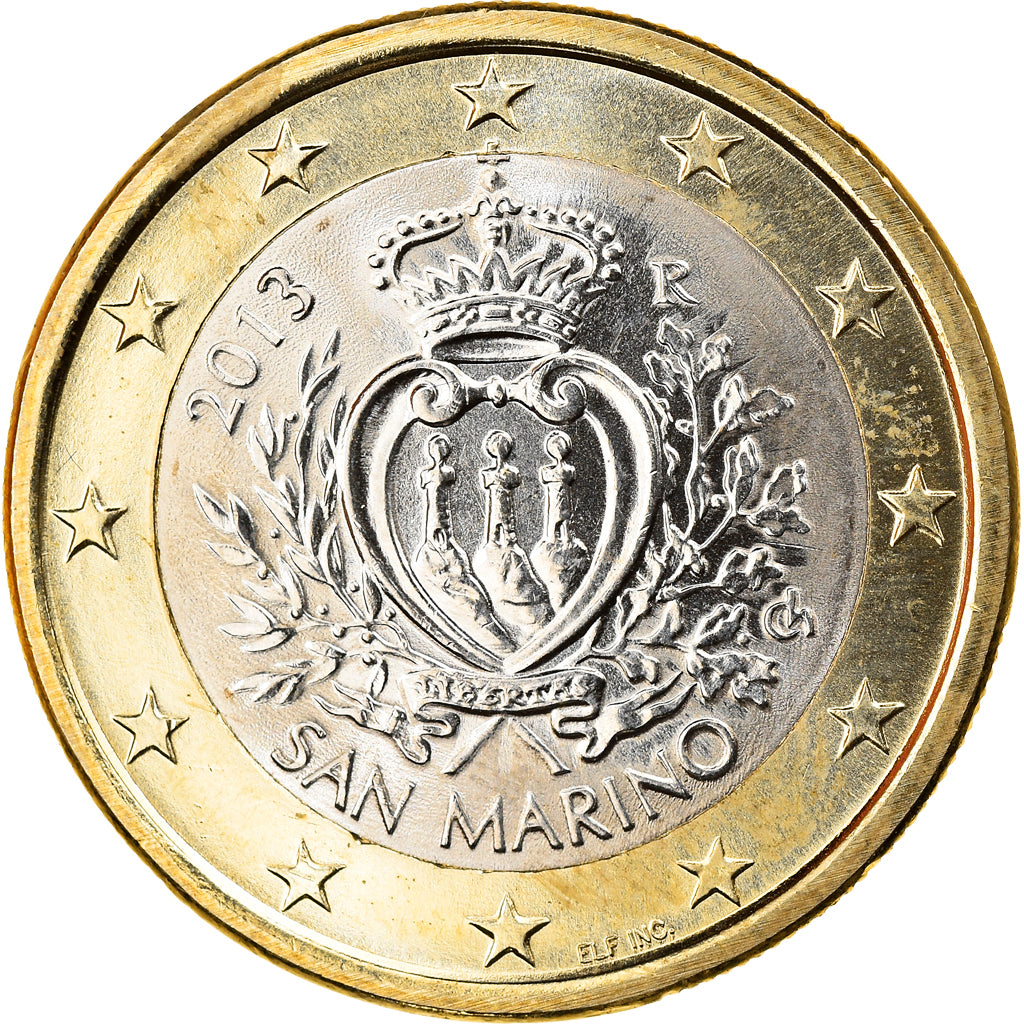 San Marino, Euro, 2013, Rome, SPL, Bi-metallico