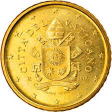 Vatikan, 50 Euro Cent, 2017, Rome, VZ, Messing
