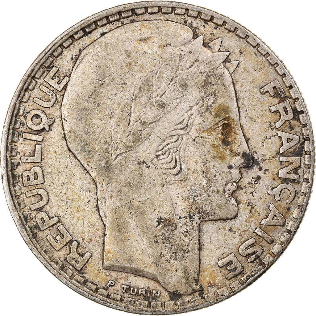 Monnaie, France, Turin, 20 Francs, 1933, Paris, TB, Argent, Gadoury:852, KM:879