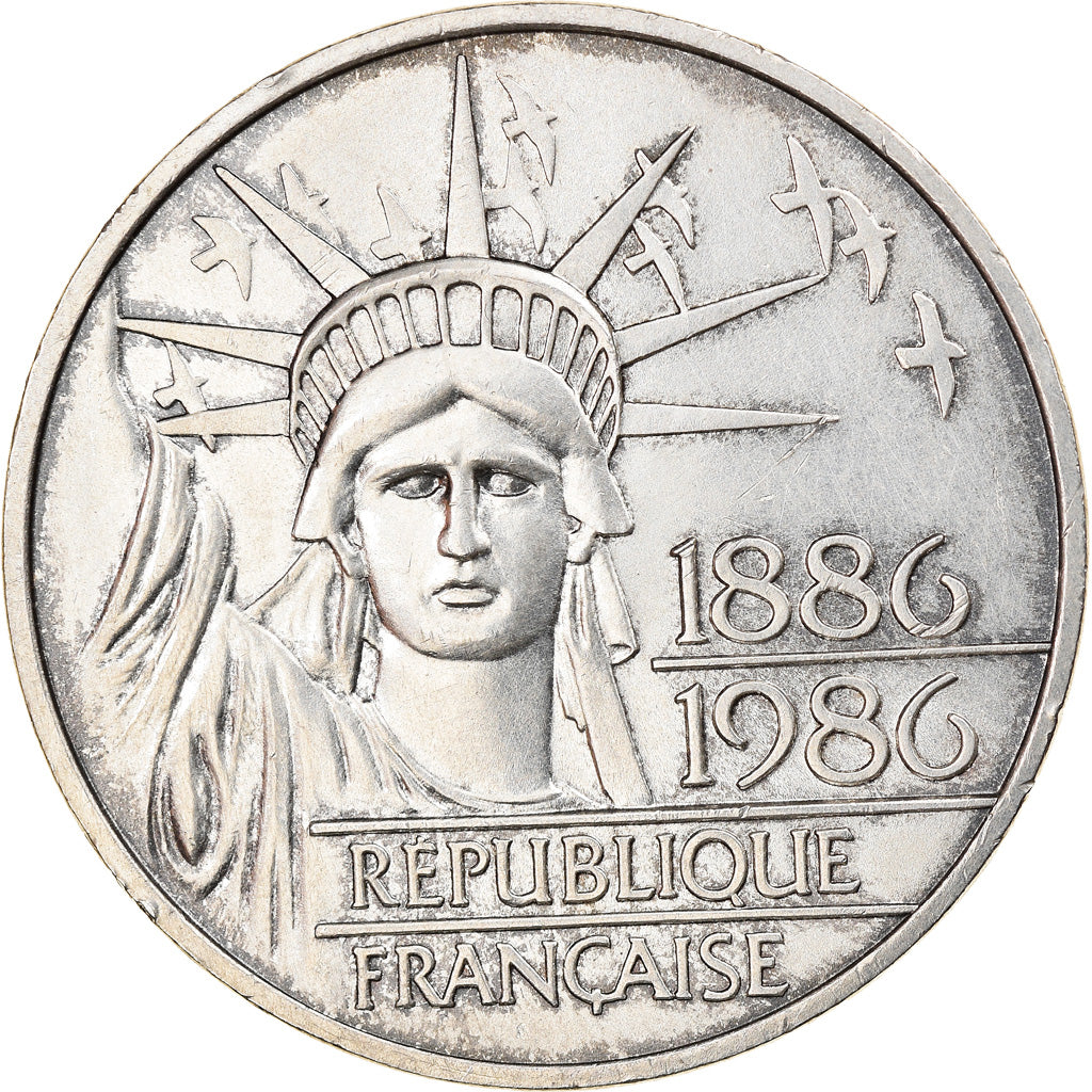 Monnaie, France, Statue de la Liberté, 100 Francs, 1986, TB+, Argent