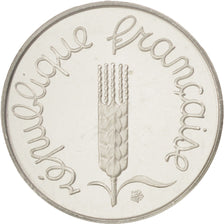 Vème République, 1 Centime Epi 1975, Piéfort Argent, KM P513