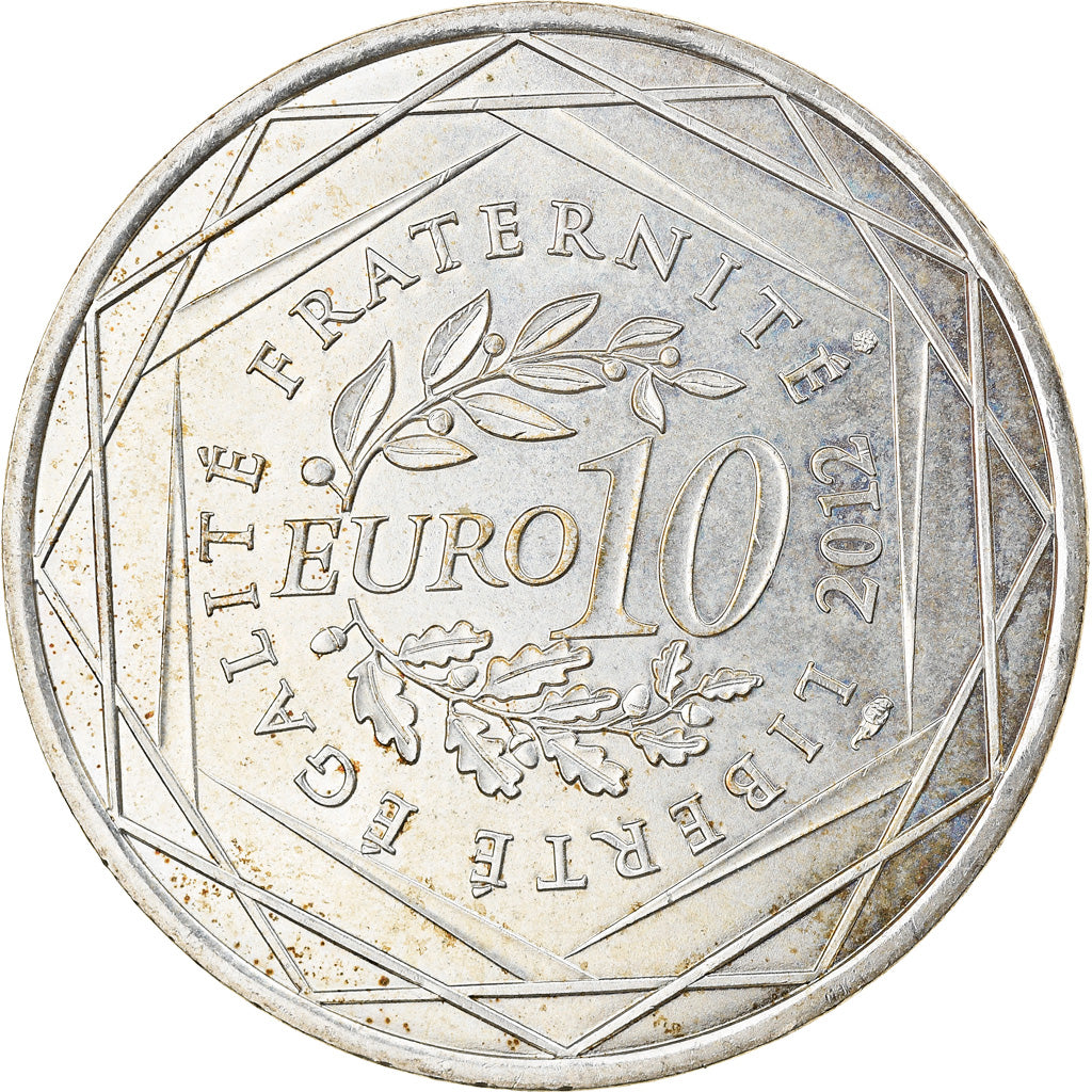Frankrijk, 10 Euro, Provence-Alpes-Cote d'Azur, 2012, Paris, PR, Zilver, KM:1884