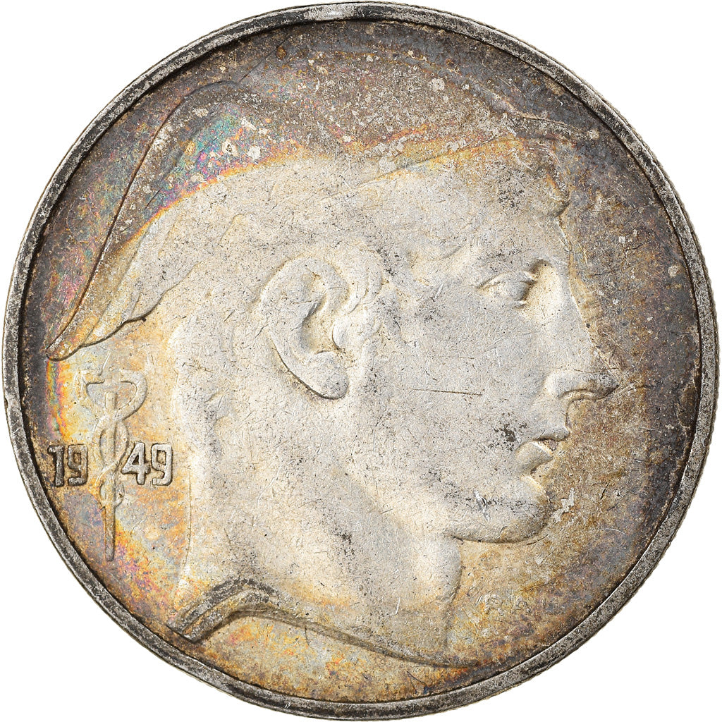 Moneta, Belgio, 20 Francs, 20 Frank, 1949, MB, Argento, KM:140.1