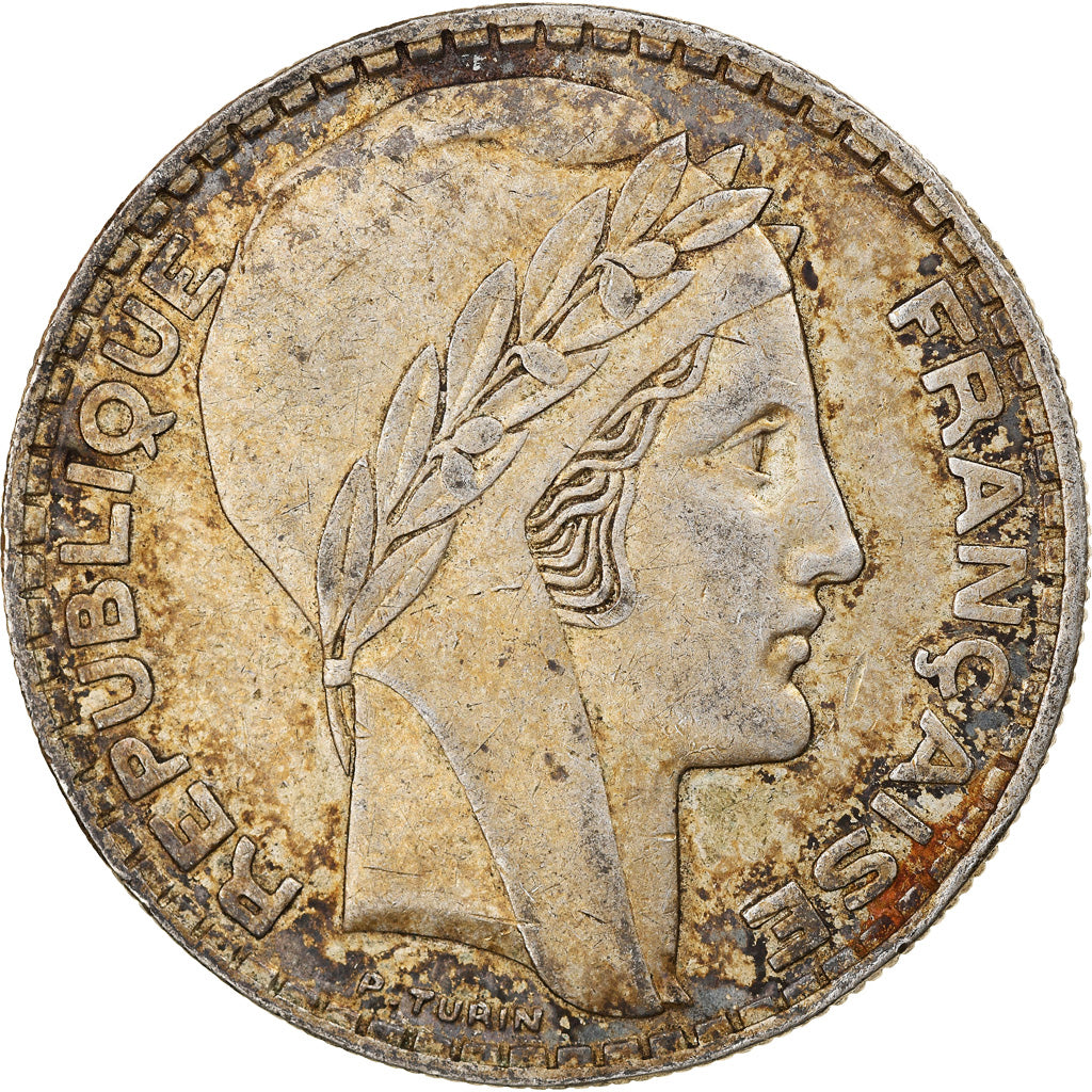 Monnaie, France, Turin, 20 Francs, 1938, Paris, TB+, Argent, Gadoury:852, KM:879