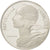 Moneta, Francia, 10 Centimes, 1975, FDC, Argento, KM:P519, Gadoury:46.P2