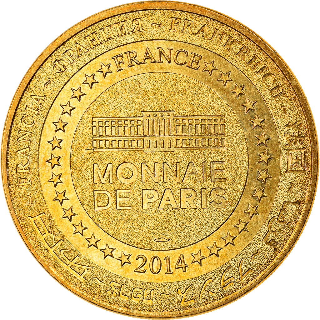 Francia, Token, Jetón turístico, 17/ Zoo de la Palmyre - Eléphants, 2014