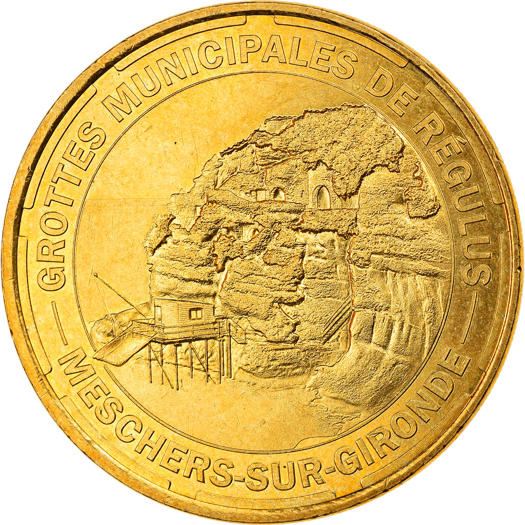 France, Token, Touristic token, Meschers-sur -Gironde - Grottes n°1, 2014, MDP