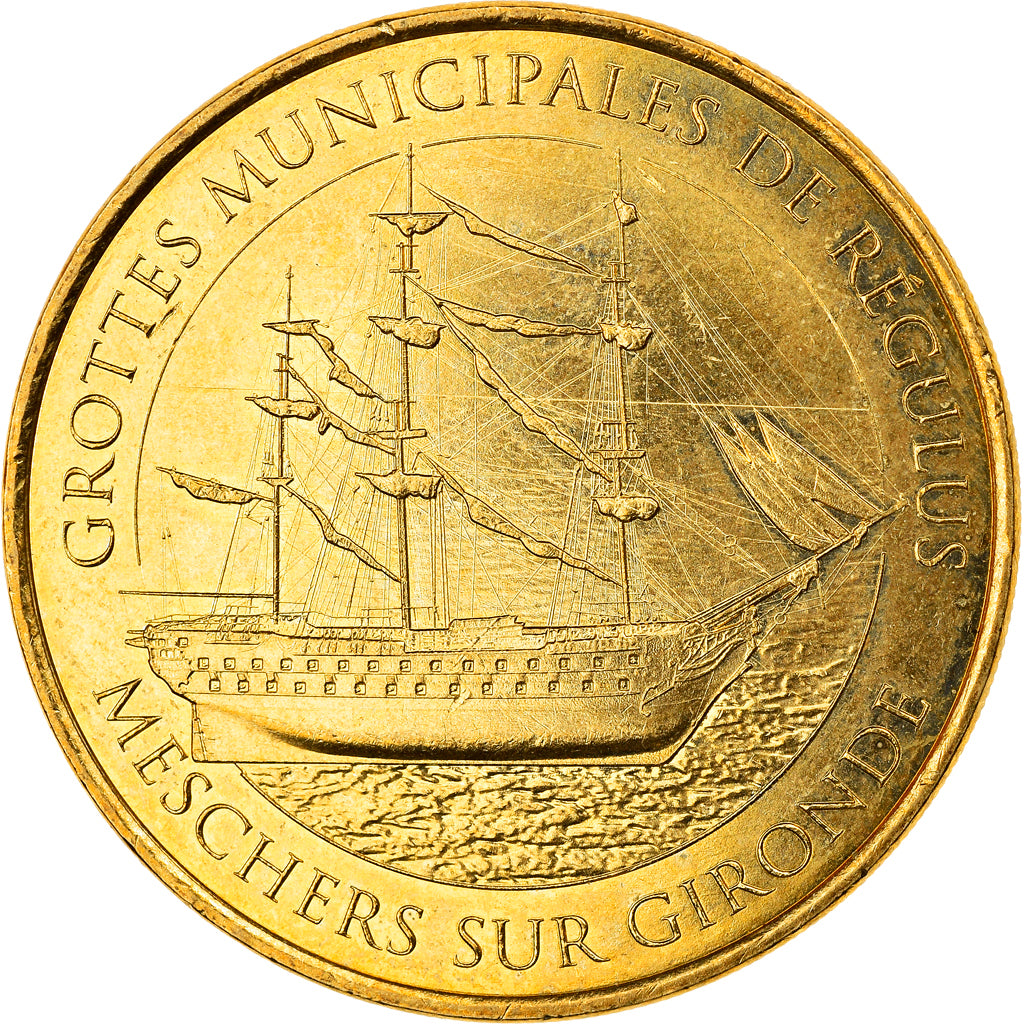 France, Token, Touristic token, Meschers-sur -Gironde - Grottes n°2, 2016, MDP