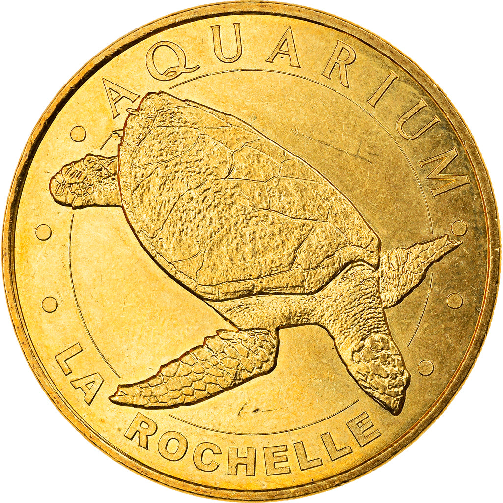 France, Jeton, Jeton Touristique, 17/ Aquarium La Rochelle - Tortue, 2016, MDP