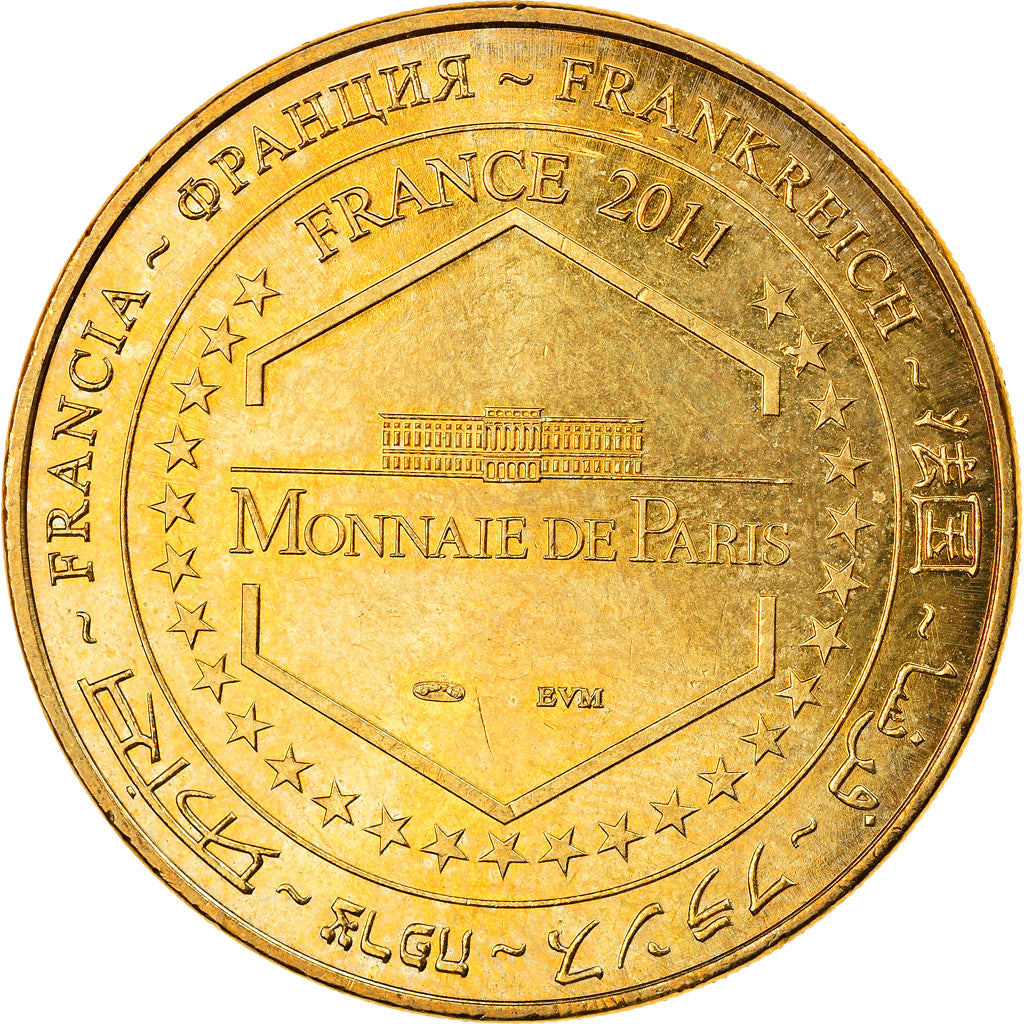 Francia, Token, Jetón turístico, 86/ Vallée des Singes - Lémurien - Romagne