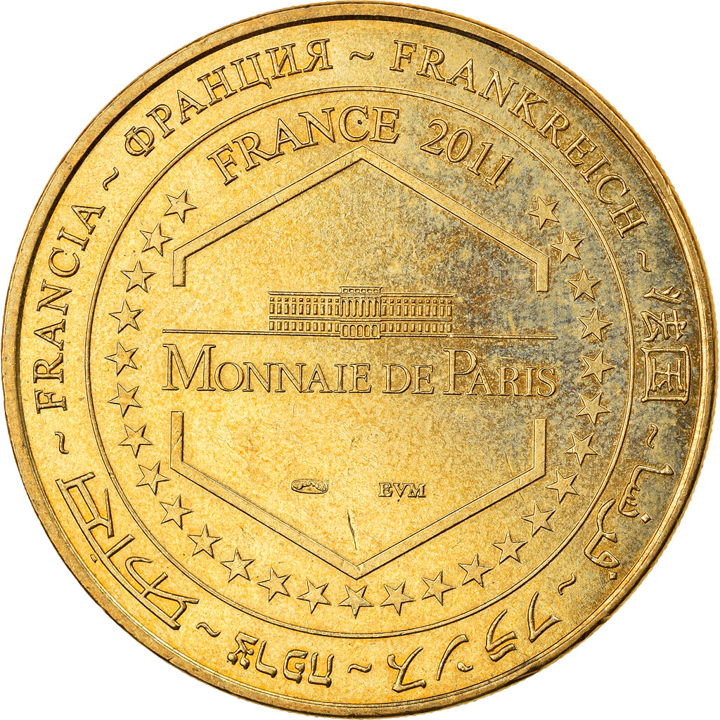 France, Token, Touristic token, Romagne - Vallée des Singes n°6 - Bonobos