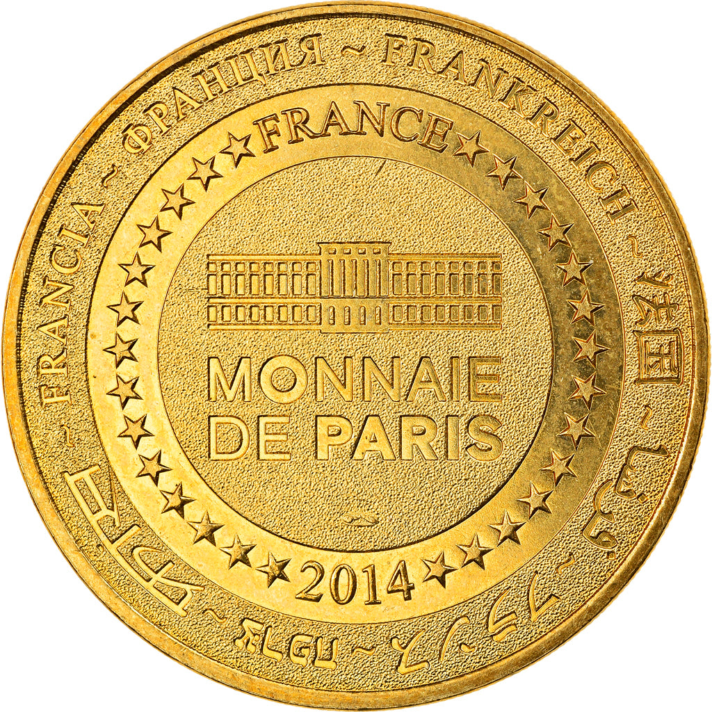 France, Token, Touristic token, Chartres - La Cathédrale n°9, 2014, MDP