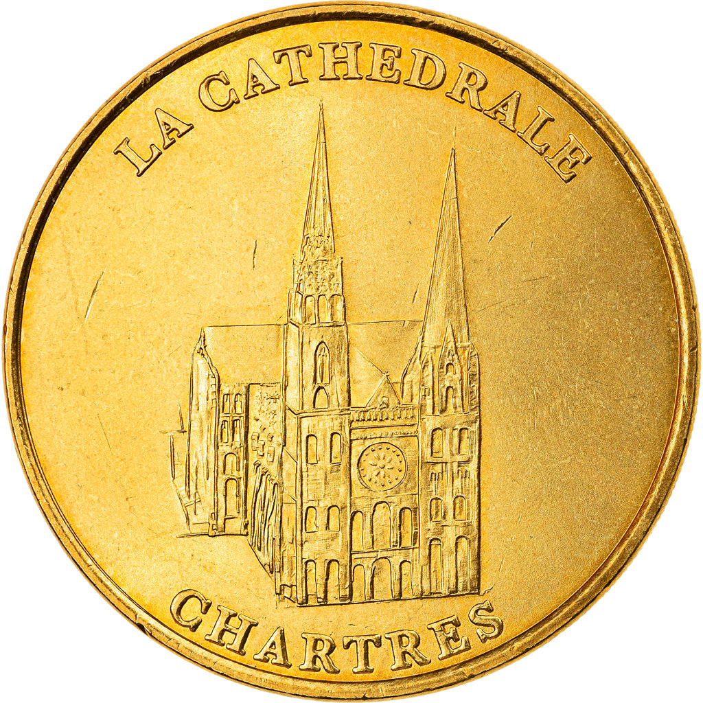 Francia, Token, Jetón turístico, Chartres - La Cathédrale n°1, 2014, MDP