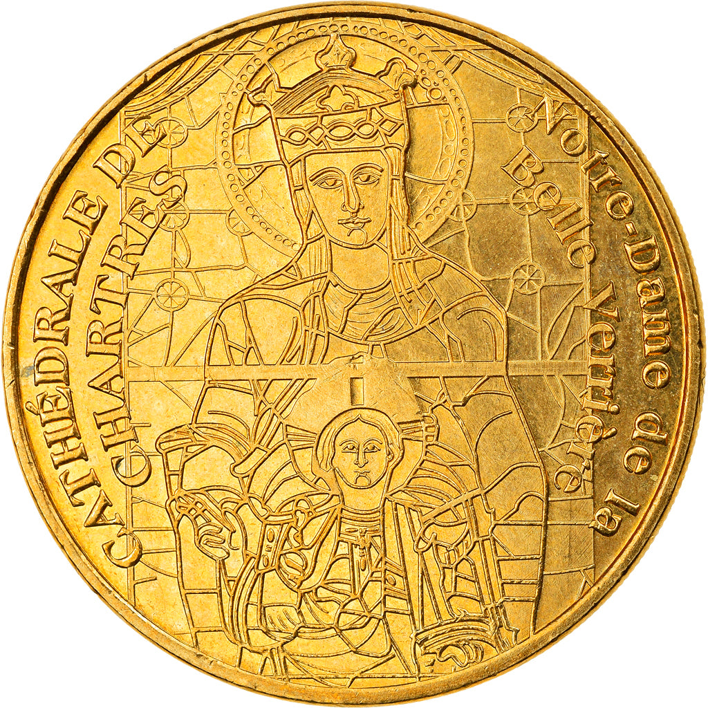 Francia, Token, Touristic token, Chartres - La Cathédrale n°5, 2014, MDP