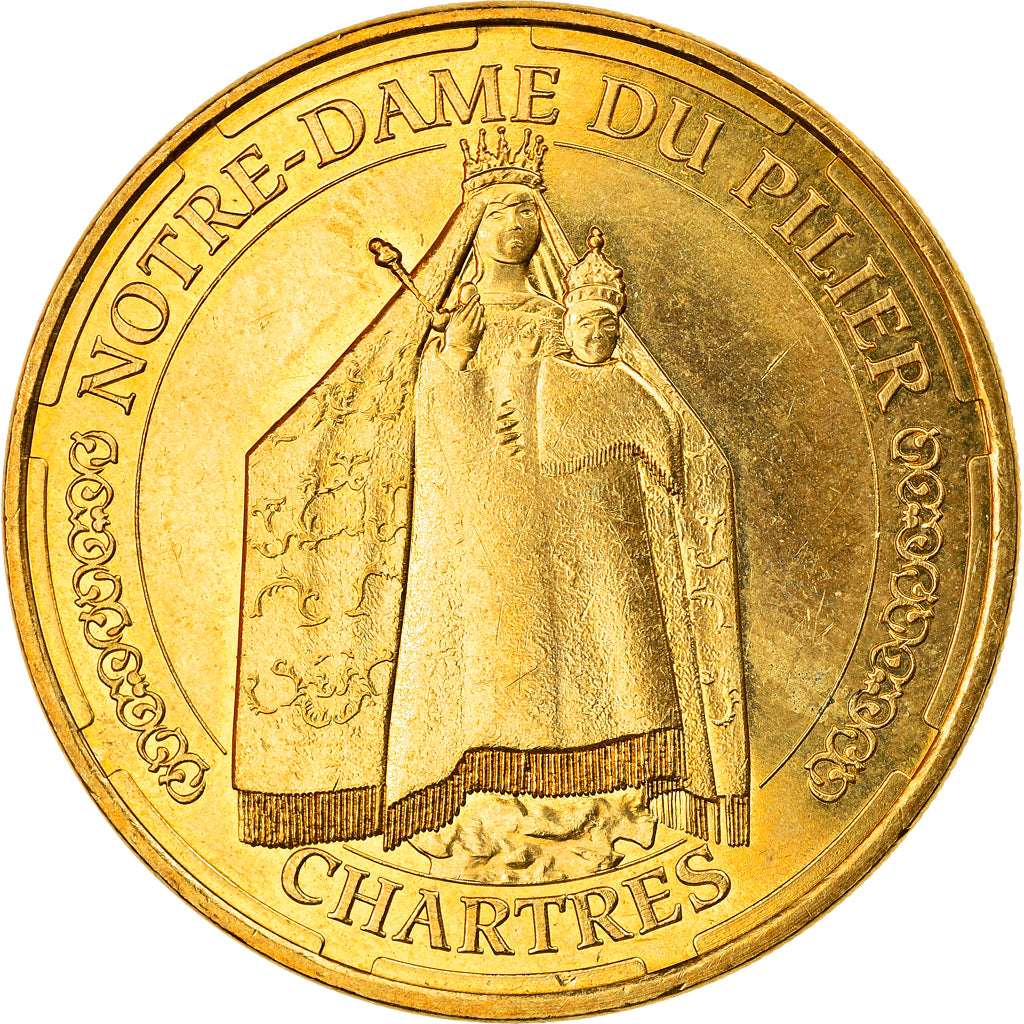 Francia, Token, Jetón turístico, Chartres - La Cathédrale n°8, 2014, MDP