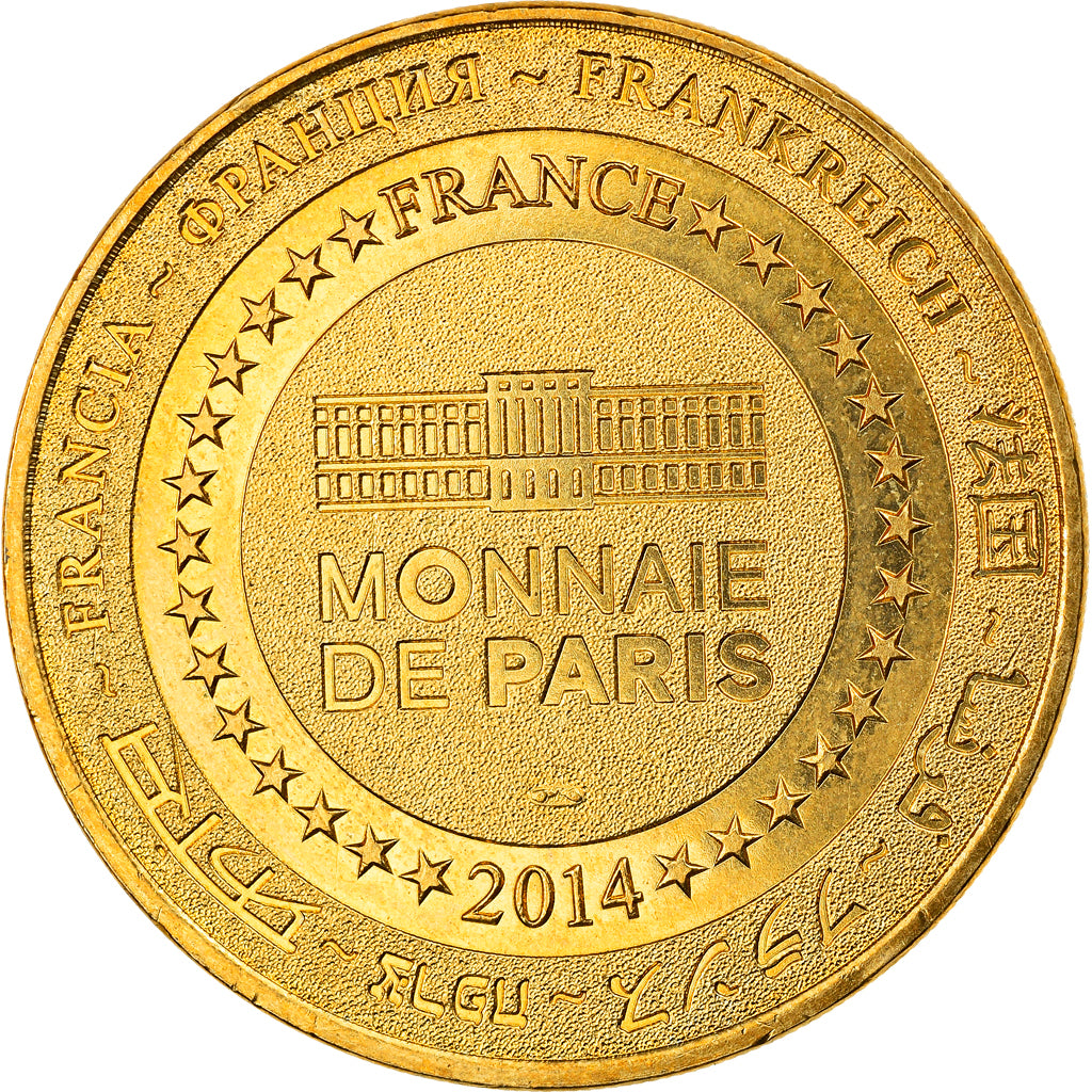 Francia, Token, Jetón turístico, Chartres - La Cathédrale n°8, 2014, MDP