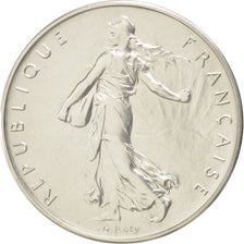 FRANCE, Franc, 1975, KM #P528, MS(65-70), Silver, Gadoury #104.P2, 13.70