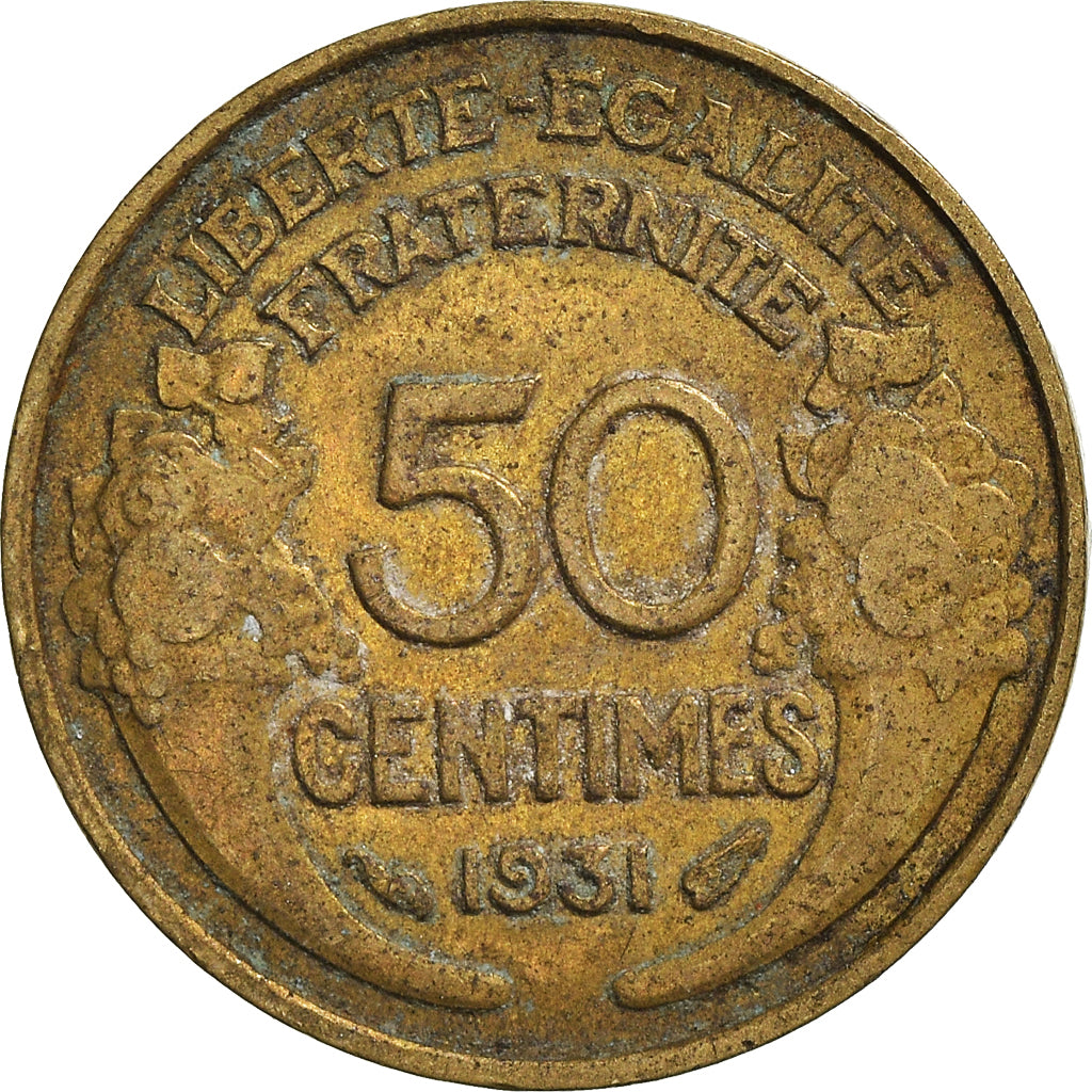 Moneta, Francia, 50 Centimes, 1931