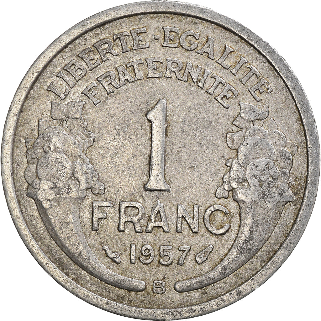 Moneta, Francja, Franc, 1957