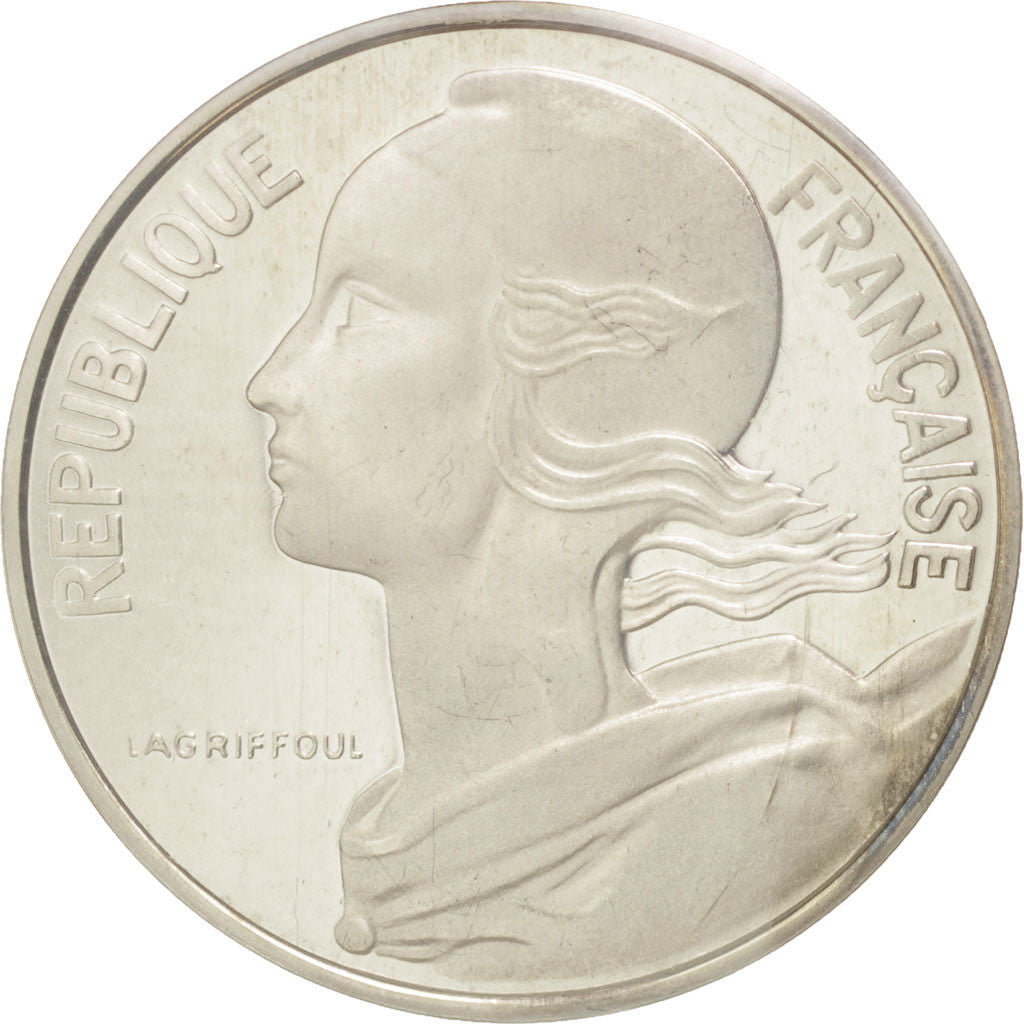 FRANCE, 10 Centimes, 1978, KM #P600, MS(65-70), Silver, Gadoury #46.P2, 7.60