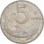 Moeda, Itália, 5 Lire, 1954