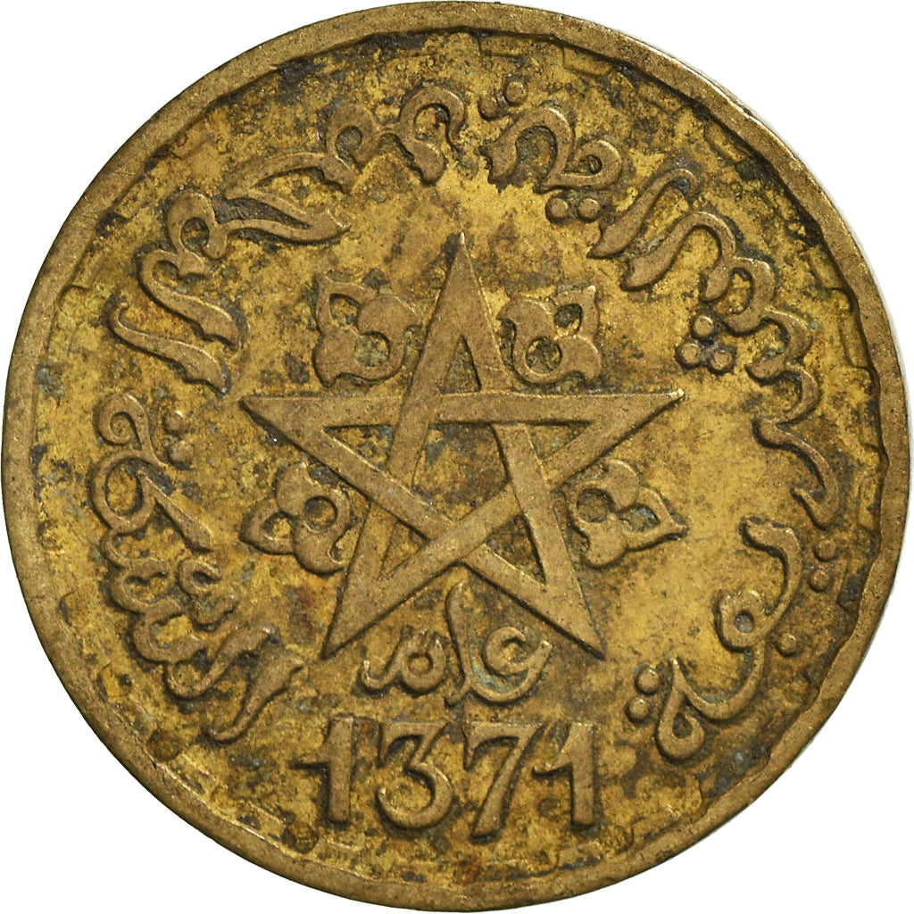 Coin, Morocco, 10 Francs, 1371
