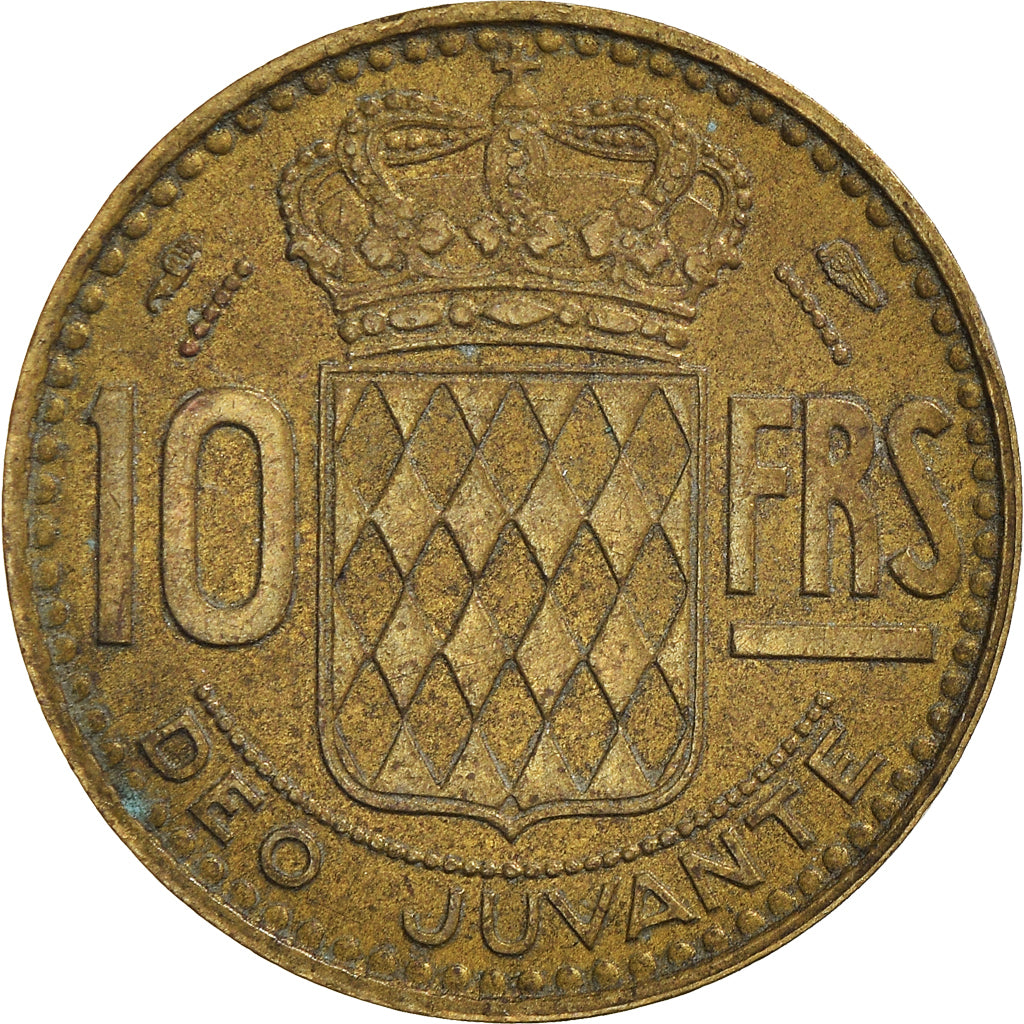 Coin, Monaco, 10 Francs, 1951