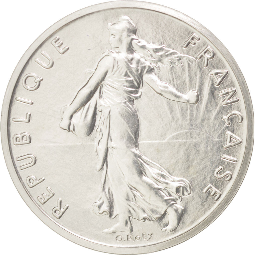 FRANCE, 1/2 Franc, 1978, KM #P606, MS(65-70), Silver, Gadoury #91.P2, 11.00