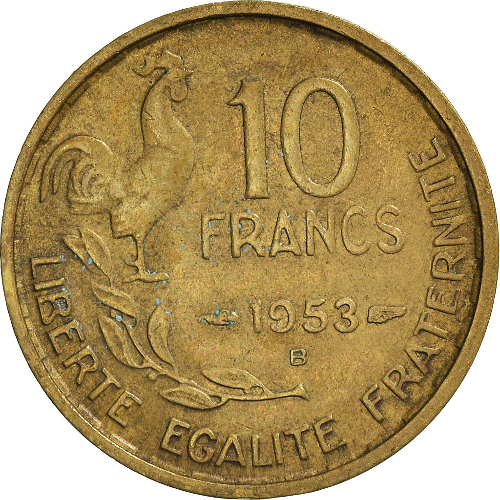 Moneta, Francia, 10 Francs, 1953
