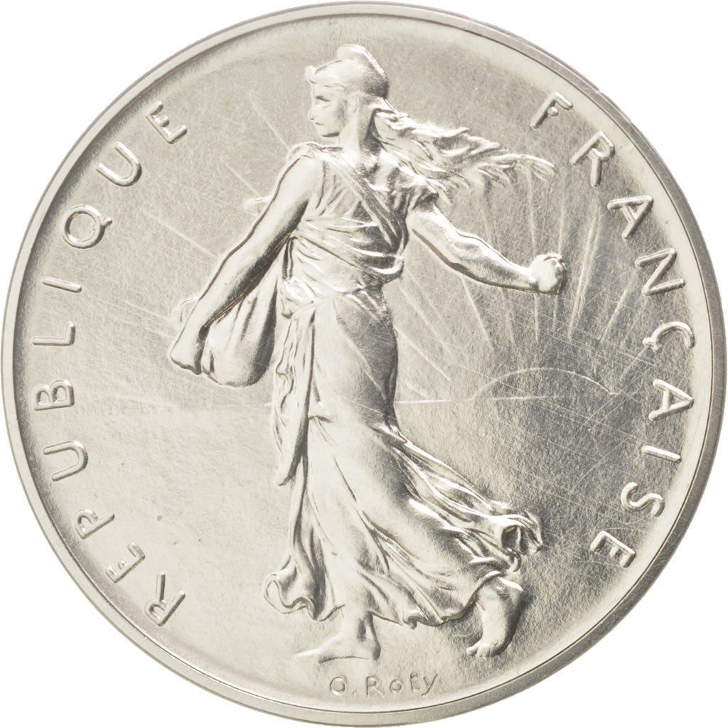 Vème République, 1 Franc Semeuse 1978, Piéfort Argent, KM P609