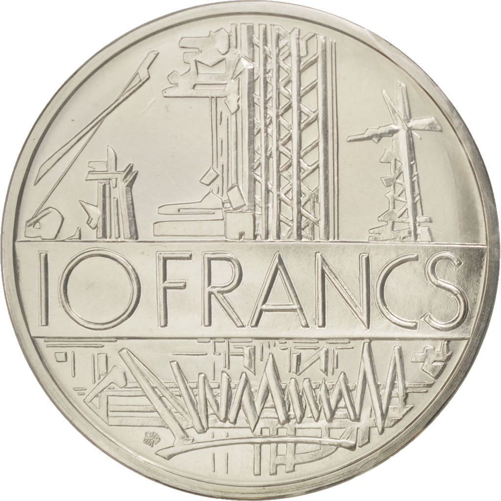 FRANCE, 10 Francs, 1978, KM #P617, MS(65-70), Silver, Gadoury #186.P2, 22.80