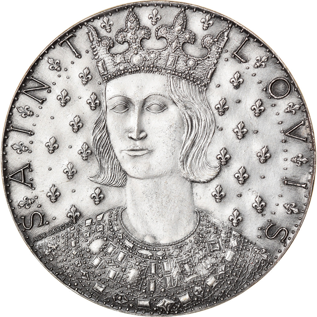 France, Medal, 7ème Centenaire de la Mort de Saint-Louis, History, 1970, De