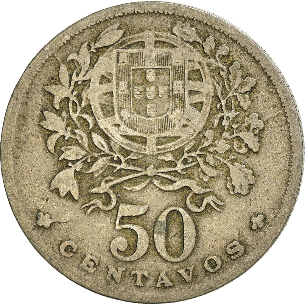 Moneta, Portogallo, 50 Centavos