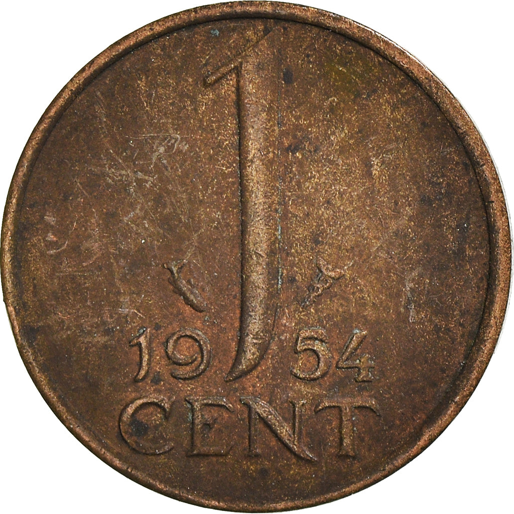 Münze, Niederlande, Cent, 1954