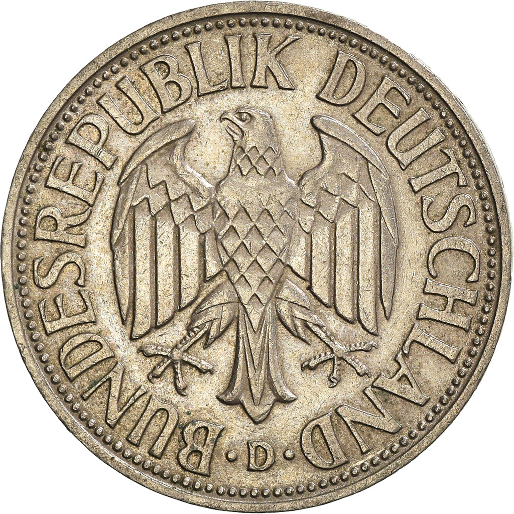 Moeda, ALEMANHA - REPÚBLICA FEDERAL, Mark, 1950