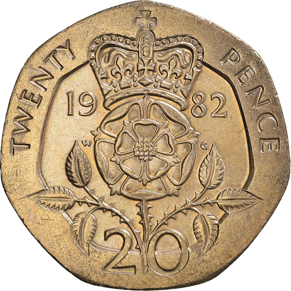 Moneta, Wielka Brytania, 20 Pence, 1982
