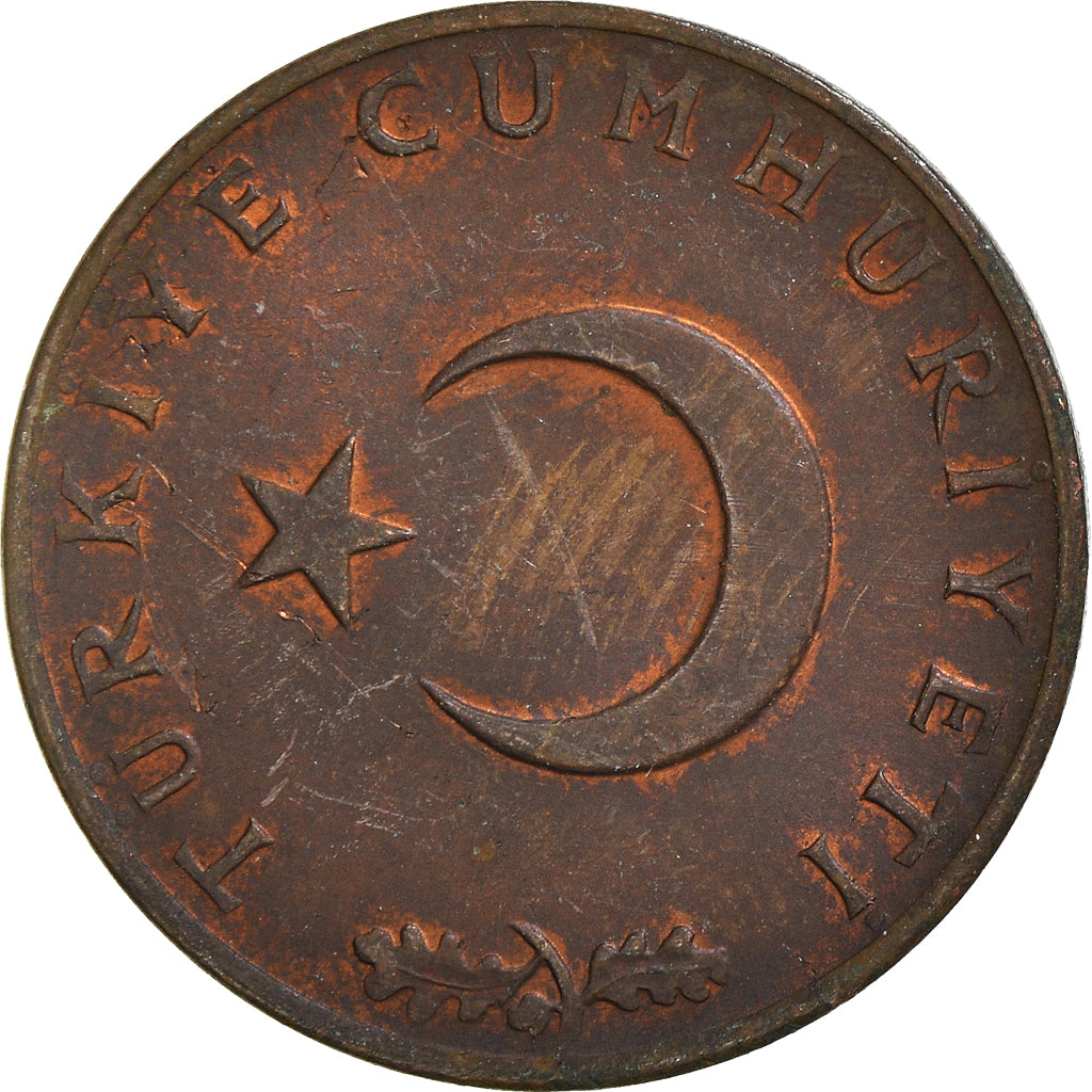 Coin, Turkey, 10 Kurus, 1973