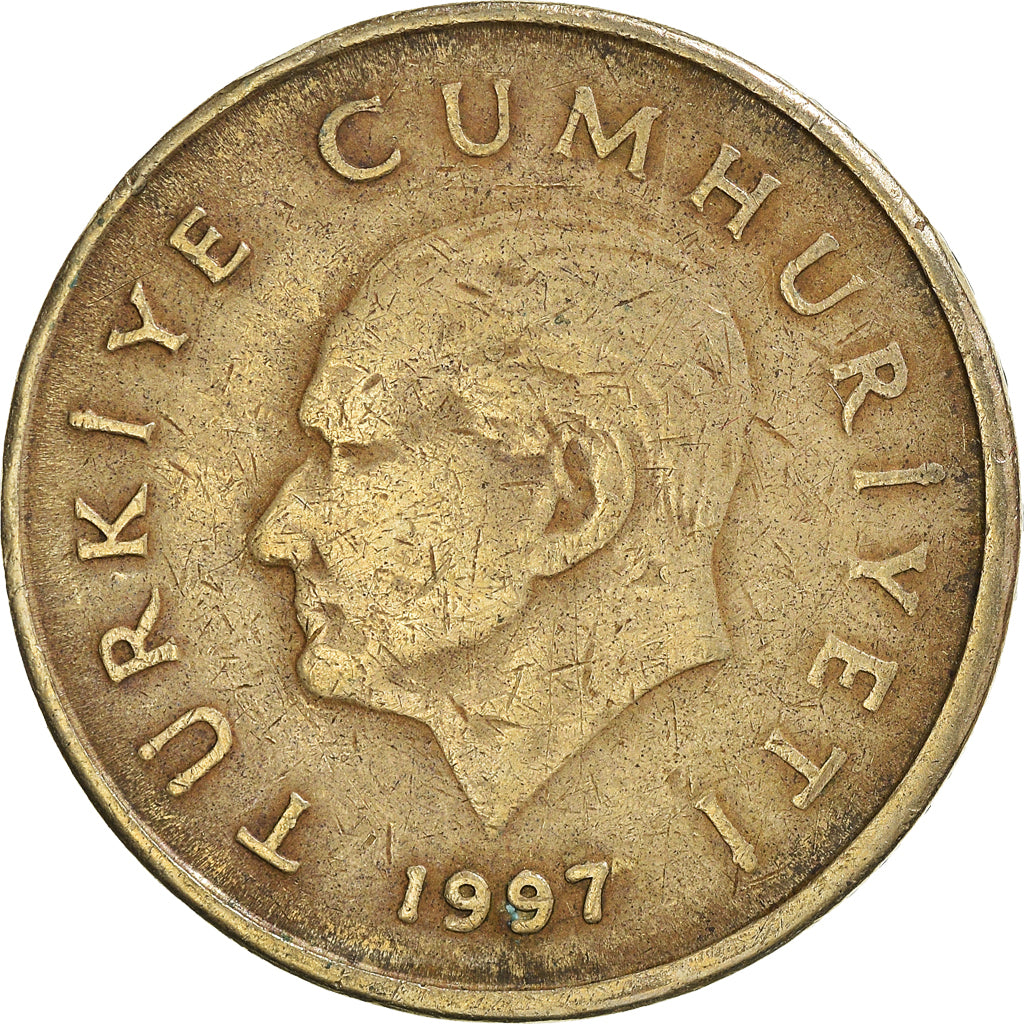 Monnaie, Turquie, 50000 Lira, 50 Bin Lira, 1997