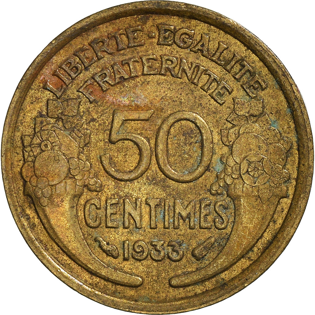 Moneta, Francia, 50 Centimes, 1933