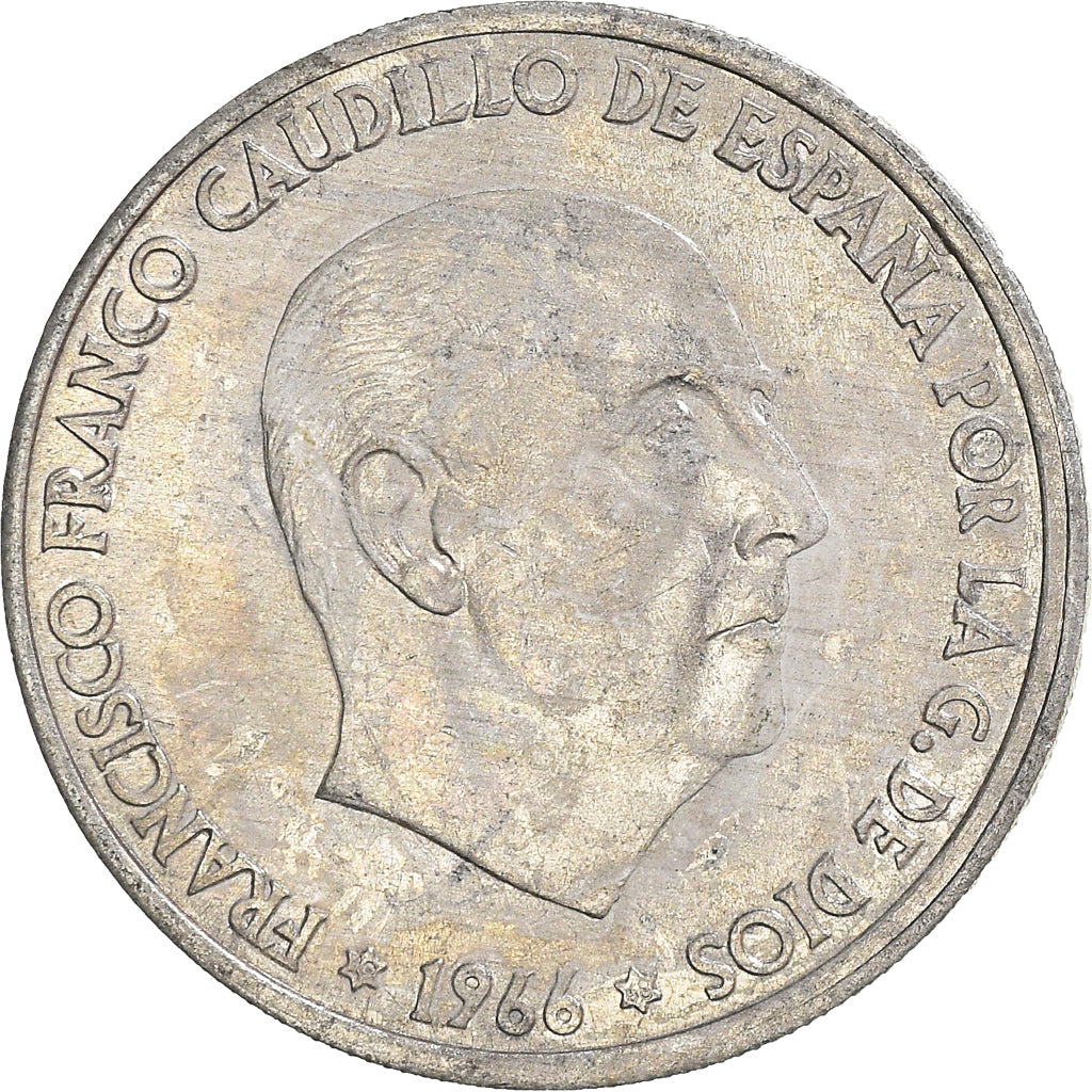 Münze, Spanien, 50 Centimos, 1966 (68)