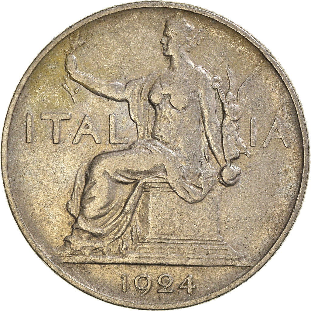 Munten, Italië, Lira, 1924