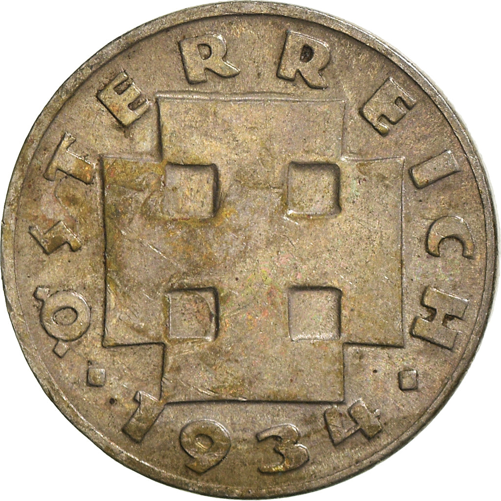 Monnaie, Autriche, 5 Groschen, 1934