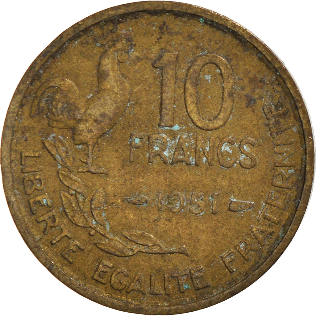 Münze, Frankreich, 10 Francs, 1951