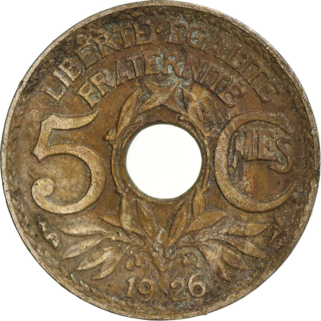 Moneta, Francia, 5 Centimes, 1926