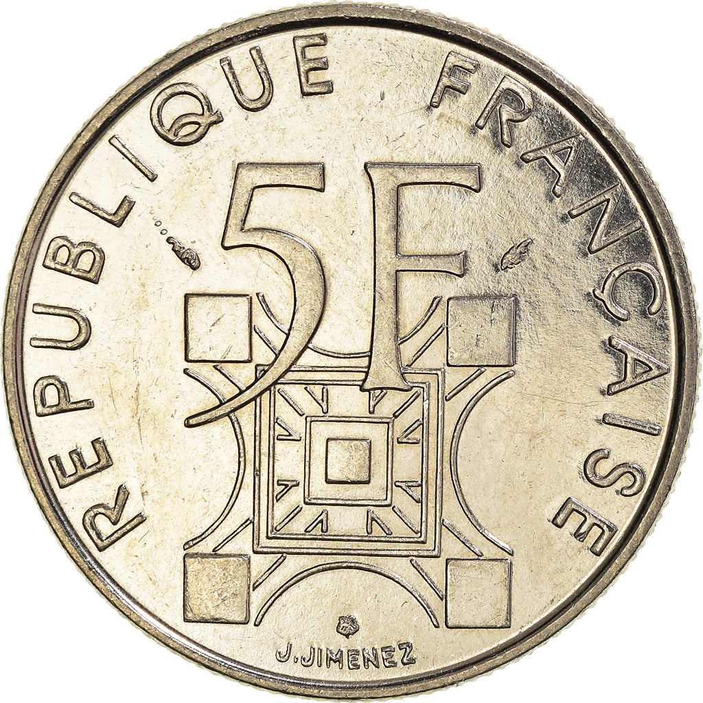 Monnaie, France, 5 Francs, 1989