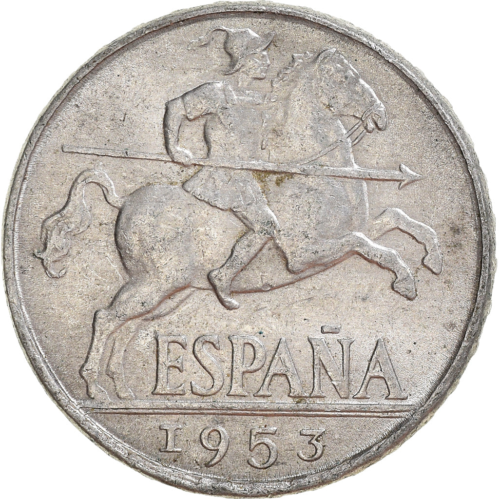 Coin, Spain, 10 Centimos, 1953