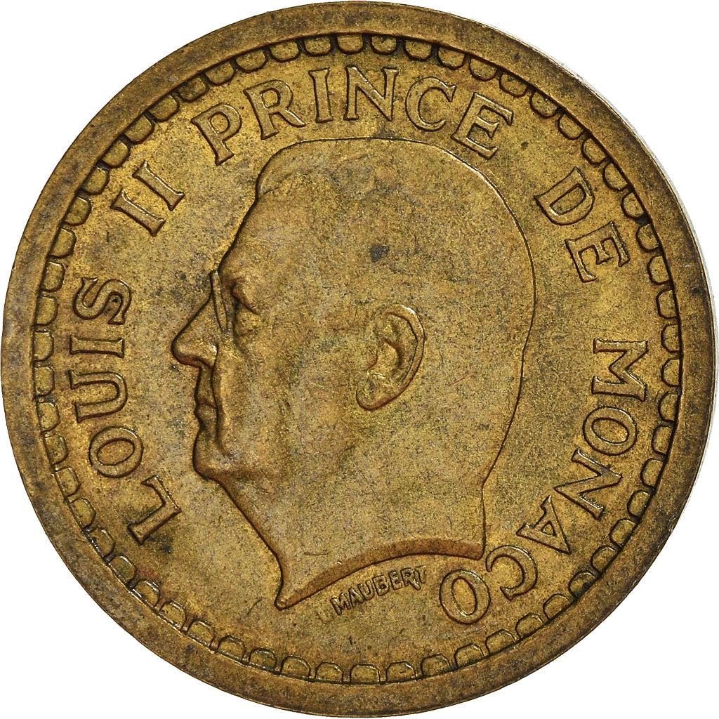 Moneda, Mónaco, Franc, Undated (1943)
